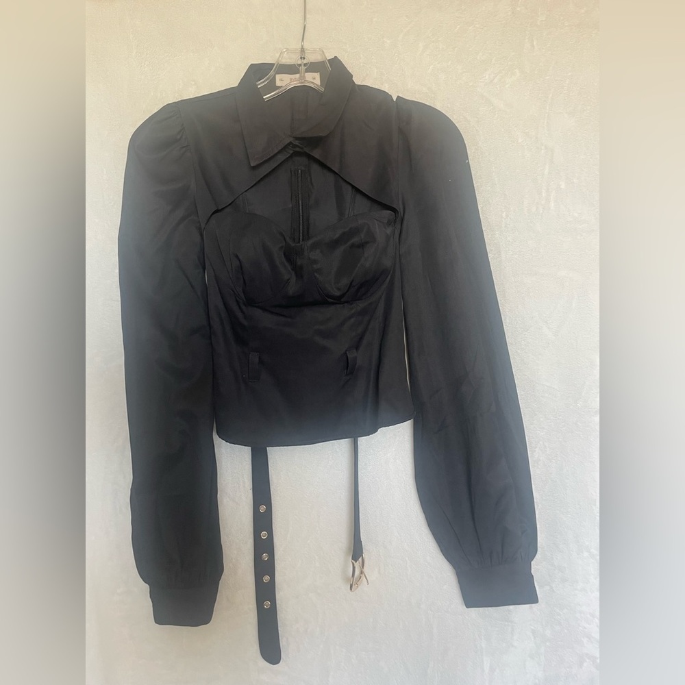 Eggie Seether Too From Ally Blogger Size XS Black Long Sleeve - Picture 2 of 15